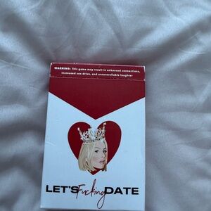 LET'S F*cking DATE Card Game - White & Red Packaging by Serena Kerrigan